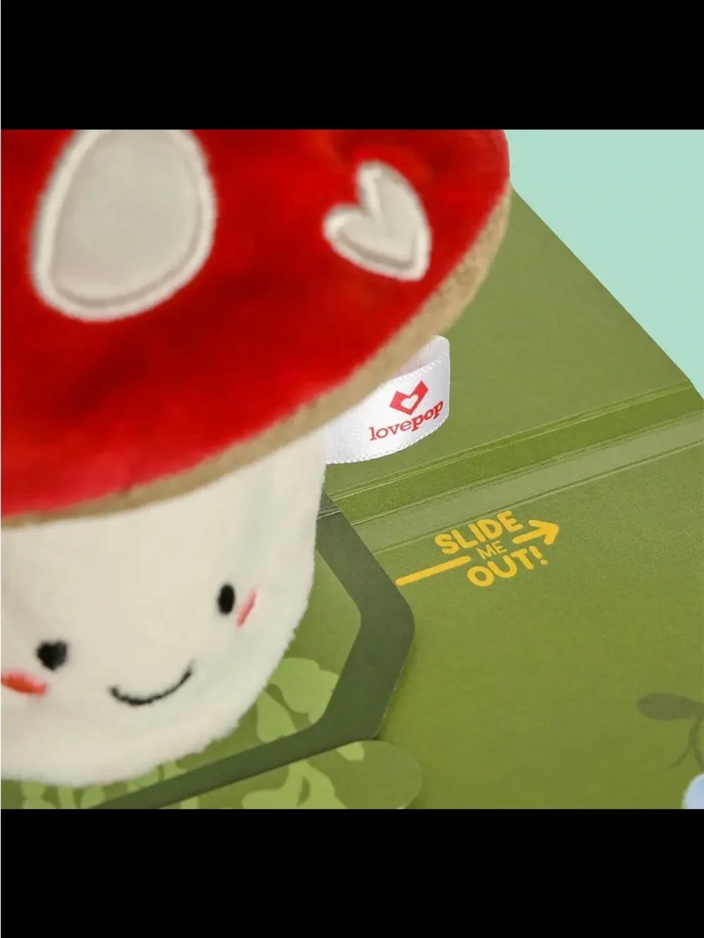 Lovepop card 3D. “Love You So Much” Plush Mushroom Card. Price firm.